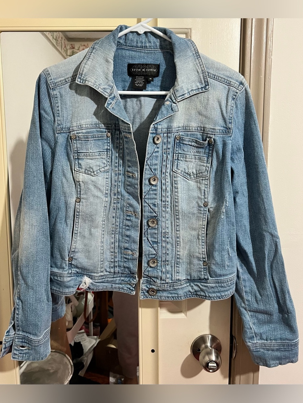Love & Legend Light Blue Denim Trucker Jacket